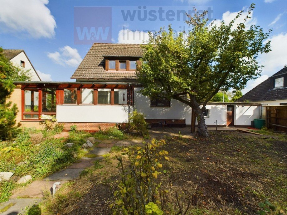 Hausansicht S�d Einfamilienhaus Hannover / Misburg-Nord