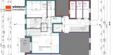 Grundriss bema�t Whg.-Nr. 5 Moderne 2-Zimmer-Eigentumswohnung in Sarstedt - ideal f�r jedes Lebensalter