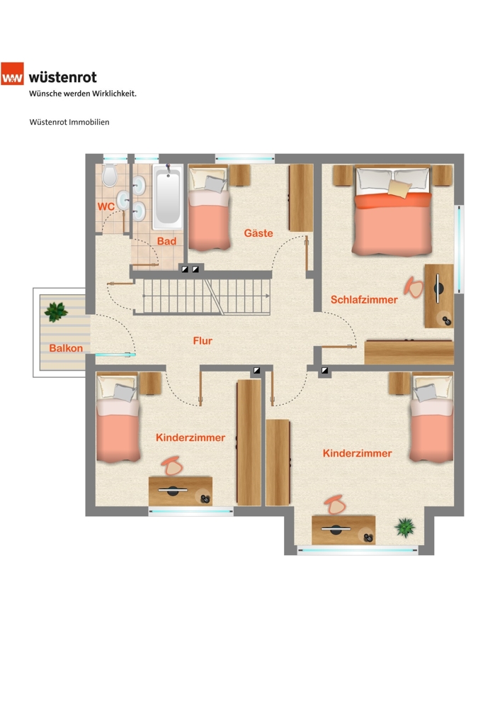 Grundriss OG Einfamilienhaus Langenhagen