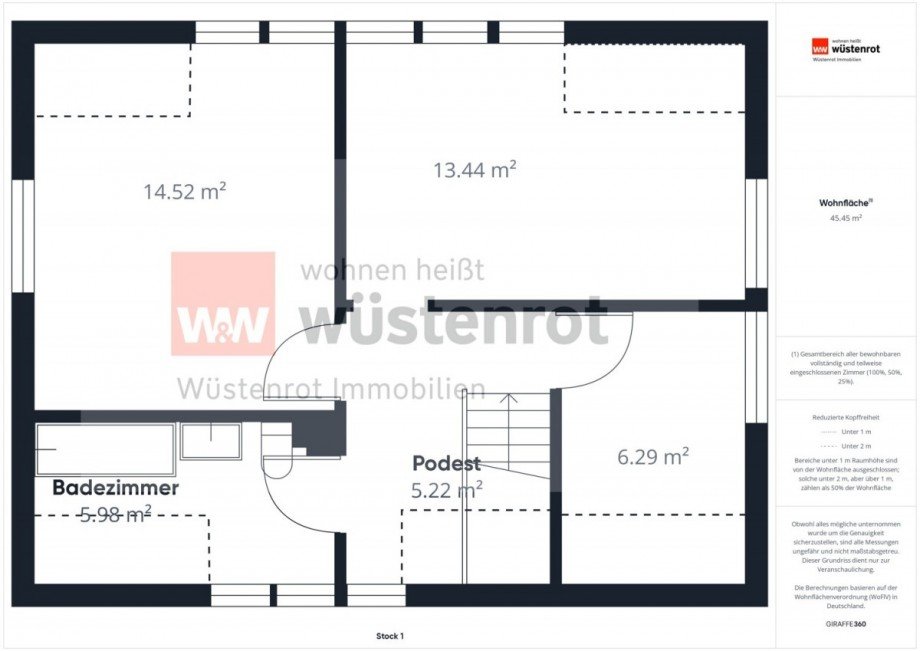 Grundriss OG Einfamilienhaus Hannover / Misburg-Nord