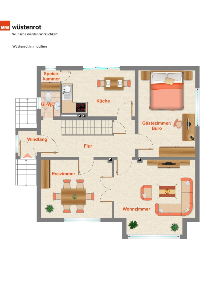 Grundriss EG Einfamilienhaus Langenhagen