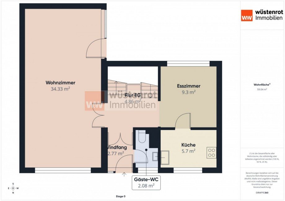 Grundriss EG Haus Langenhagen