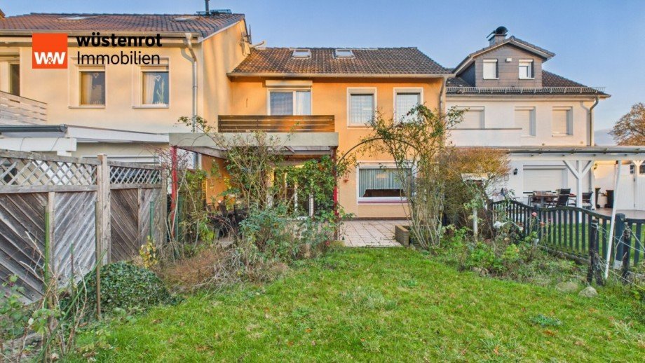 Gartenansicht Reihenmittelhaus Langenhagen