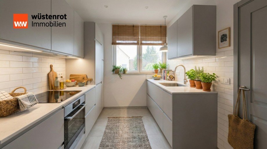 K�che nachher KI Reihenmittelhaus Langenhagen