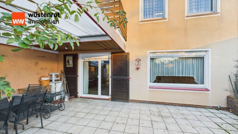 Terrasse vorher Reihenmittelhaus Langenhagen