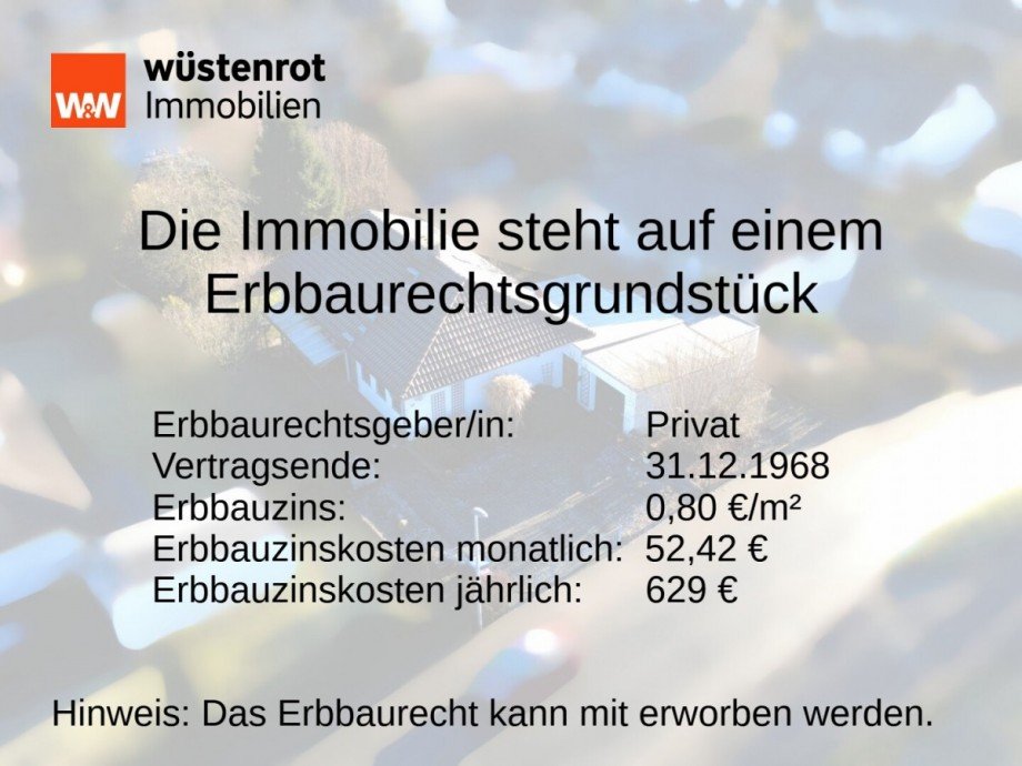 Erbbaurecht Bungalow Hameln