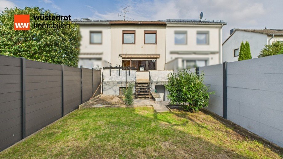 Gartenansicht Reihenmittelhaus Langenhagen