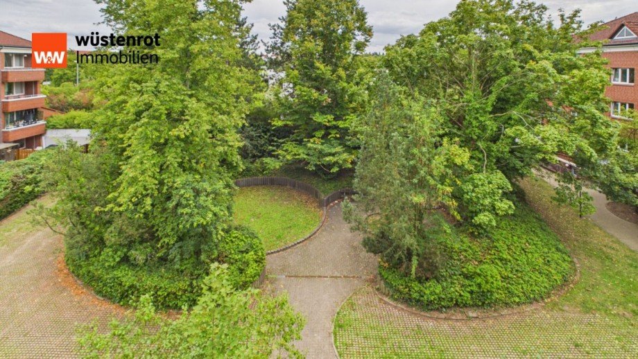 Blick Anlage Etagenwohnung Laatzen
