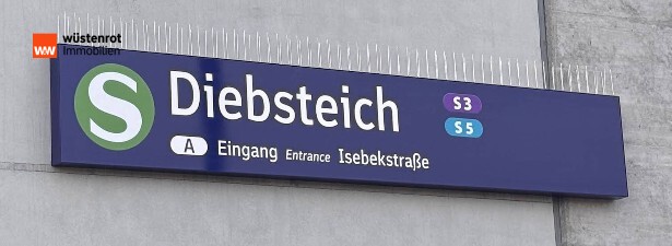 S-Bahn Diebsteich Hamburg Erdgeschosswohnung Top-Lage Altona-Nord: Gem�tliche 1,5-Zimmer-Wohnung an der S-Bahn Diebsteich