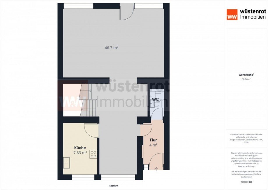 Grundriss EG Reihenmittelhaus Langenhagen