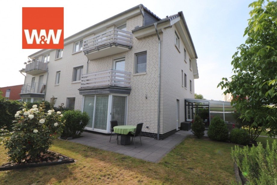 Ansicht Garten Dachgeschosswohnung Hannover
