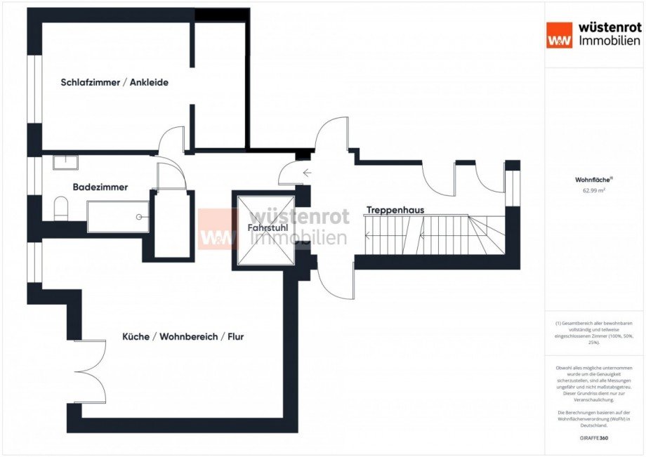 Grundriss 1.OG Etagenwohnung Sarstedt