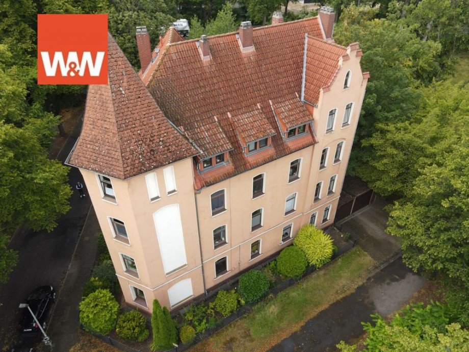 Ansicht Dach Mehrfamilienhaus Hannover