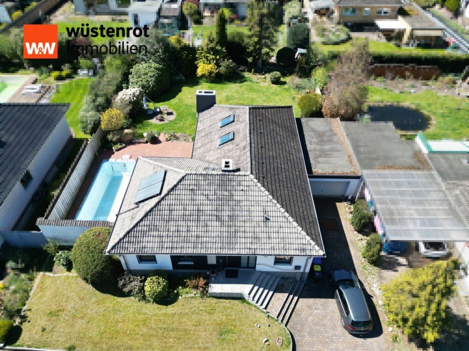Drohne2 Einfamilienhaus Wedemark
